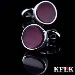 KFLK Jewelry Shirt Cufflinks For Mens Brand Cuff Buttons Cuff Links Wedding Gemelos High Quality Abotoaduras Guests
