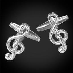 Music Note Cufflinks For Men Musical Notes Cuff Link Designer Cufflinks For French Shirts C2009G