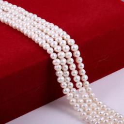 Natural Freshwater Pearl Round Loose Beads For Jewelry Making DIY Bracelet Earrings Necklace Accessory