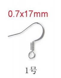 50Pcs Surgical Stainless Steel Hypoallergenic French Hook Earwires Fishhook Clasp With Spring Fit DIY Earring Jewelry Component