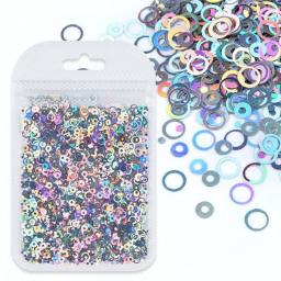 Holographic Glitter Sequins For Resin Fillings Nail Art Decorations Letter Shape Flakes Slices Resin Jewelry Making Accessories