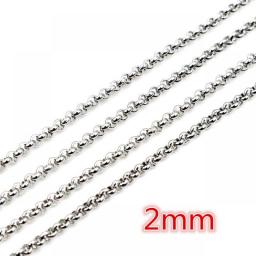 5 Meters/Lot Never Fade Stainless Steel Multi Styles Necklace Chains For DIY Jewelry Making Findings Accessories Handmade