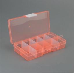 10 Slots ( Adjustable) Plastic Jewelry Box Storage Case Craft Jewelry Organizer Beads Diy Jewelry Making Joyero Organizador Z28