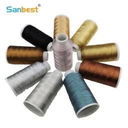 Sanbest New Arrival 4 Strands Metallic Weaving Thread Handmade DIY Bracelet String Stitch Tatting Weave Yarns High Quality