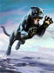 Black Panther Animal Paintings By Numbers 40x50 Personalized Handicrafts Arts And Crafts For Adults Wall Art Mother's Gift 2023