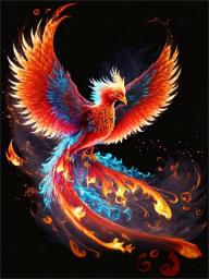 Flaming Phenix Paint By Numbers For Adults Crafts Kits For Adults Decoration Home Personalized Gift Ideas Free Shipping 2023 HOT