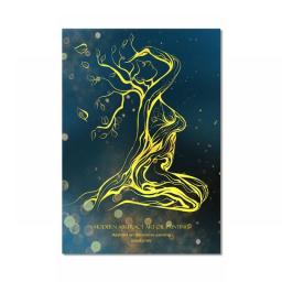 Woman Body Horse Canvas Poster Yellow Plant Leaves Abstract Wall Art Print Painting Wall Pictures For Living Room Home Decor