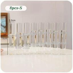6/8pcs Clear Test Tube Glass Vase Nordic Modern Floral Hydroponics Vase For Living Room Home Decoration Accessories Flowerpot