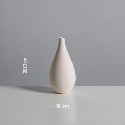 White Vase Chinese Ceramic Vase Decoration Creative Graffiti Art Living Room Decoration Home Furnishing Ornaments
