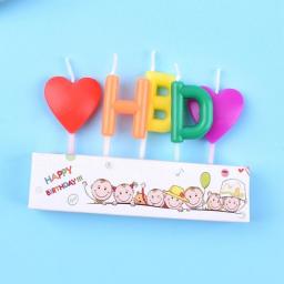 Colorful Happy Birthday Letter Cake Candle Birthday Party Festival Supplies Lovely Birthday Candles For Kitchen Cake Decorating