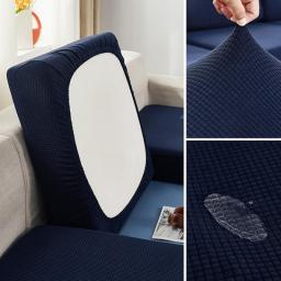 Elastic Waterproof Sofa Cushion Covers Jacquard Thick Sofa Seat Cover For Living Room Slipcover Couch Covers Furniture Protector