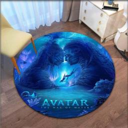 Avatar Carpet  Area Rugs Round Carpet For Living Room Floor Mat Flannel Anti-Slip Mat For Children Rugs For Bedroom