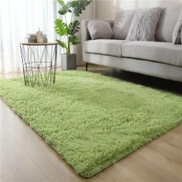 White Plush Carpet For Living Room Large Soft Fluffy Rug Thick Bedroom Carpets Decoration Non-slip Bathroom Floor Mat