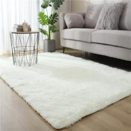 Large Rugs For Modern Living Room Long Hair Lounge Carpet In The Bedroom Furry Decoration Nordic Fluffy Floor Bedside Mats