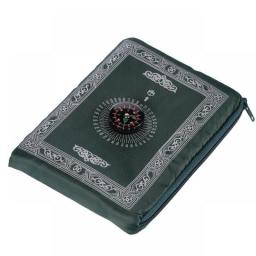 100x60cm Useful Portable Prayer Rug With Compass Kneeling Poly Mat For Muslim Islam Waterproof Prayer Mat Carpet With Bag