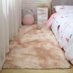 Pink Bedroom Carpet For Children's  Room Cute Girls Floor Soft Mat Living Room Decoration White Fluffy Large Kids Bedside Rugs