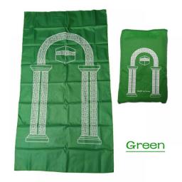 VIP Muslim Prayer Rug Portable Travel Worship Mat Rainproof Fabric Pocket Pilgrimage Mat Family Outdoor Mat Carpet Rug