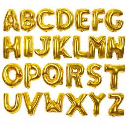 1PC 16inch Alphabet Foil Letter Balloon Happy Birthday Party Balloon DIY Wedding Decorations Balloons Kids Baby Shower Supplies