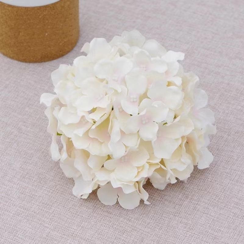 10 PACKS Silk Hydrangea Flowers Artificial Flowers Heads Full Hydrangea with Stems for Wedding Home Party Shop Baby Shower Decor
