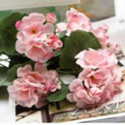 36cm Artificial Geranium Red Pink Flowers Plant Artificial Plants Artificial Flower For Wedding Garden Home Xmas Decor