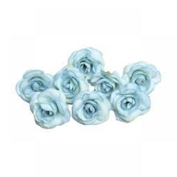 Rose Artificial Flowers Head Silk Fake Flowers For Home Decor Christmas Party Wedding Decoration DIY Wreath Accessories 4cm