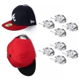 5/8pcs Adhesive Hat Racks For Wall-Minimalist Baseball Caps Hooks Organizer Design Cap Capers Holder Wall Mount For Closet/Door