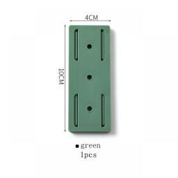 Self-Adhesive Power Socket  Strip Fixator Wall  Mounted Self Adhesive  Punch Free Row Plug Holder For Kitchen Home Office