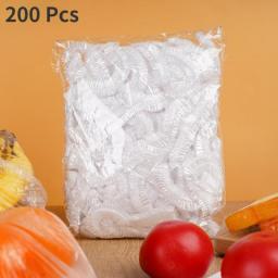 Saran Wrap Disposable Food Cover Food Grade Fruit Vegetable Storage Bag Elastic Plastic Bag Kitchen Fresh Keeping Bag