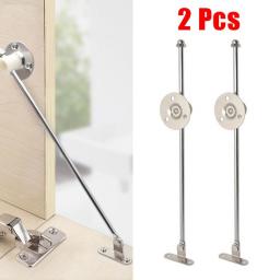 Support Hinges Flat Door Arm For Lift Up Stay Furniture Hardware Hinge Tools Set 230mm 2pcs Cabinet/Cupboard Lid