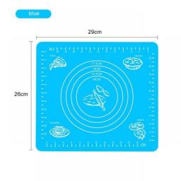 Silicone Dough Kneading Scale Mat Heat Proof Mat Placemat High Temperature Resistant Non-Slip Silicone Mat Baking Accessories