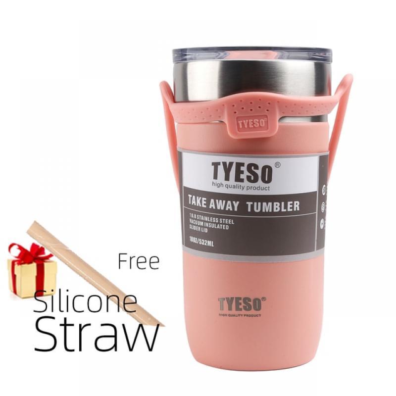 TYESO Cup Thermal Water Bottle Stainless Steel Original Thermos Coffee Mug Vacuum Flask Isotherm for Cold Beer Outdoor Drinkware
