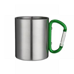 180ml Stainless Steel Cup For Camping Traveling Outdoor Cup With Handle Carabiner Climbing Backpacking Hiking Portable Cups