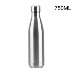 HILIFE Single Wall Water Bottle 350ML 500ML 750ML 1000ML Water Cola Bottle Stainless Steel Outdoor Travel Sports Drink Bottles