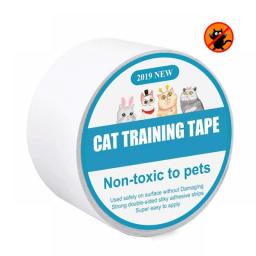 10M Scratch Deterrent Tape Clear Double Sided Cat Training Tape Guard Couch Cat Scratch Tape Furniture Protector Anti-Scratch