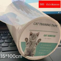 Pet Cat Scratcher PVC Pad Home Furniture Anti-Scratch Protector Cat Kitten Playing Mat Sofa Guard Clear Sticker