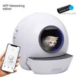 Wifi Automatic Smart Cat Litter Box Large Cat Toilet Drawer Type Fully Closed Anti Splash Self Cleaning Litter Box Pet Products