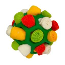 Interactive Dog Puzzle Toys Portable Pet Snuffle Ball Encourage Natural Foraging Skills Training Educational Pet Toy Slow Feeder
