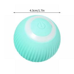 Electric Dog Toys Auto Rolling Ball Smart Dog Ball Toys Funny Self-moving Puppy Games Toys Pet Indoor Interactive Play Supply