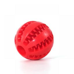 Dog Chew Toy Teeth Cleaning Snack Ball Pet Dog Toy Ball Natural Rubber Super Tough Interactive Bouncy Pet Supplies
