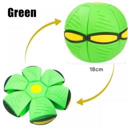 Pet Dog Toys Flying Saucer Ball Magic Deformation UFO TOYS Outdoor Sports Dog Training Equipment Dog's Play Flying DISC