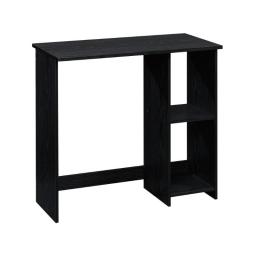 Mainstays Small Space Writing Desk Black Home Laptop Office Desk With 2 Shelves