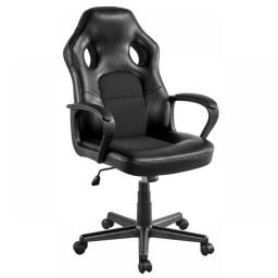SmileMart Adjustable Swivel Artificial Leather Gaming Chair