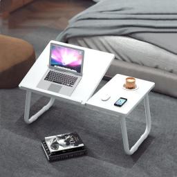 Laptop Table Simple Computer Desk With Fan For Bed Sofa Folding Adjustable Laptop Desk On The Bed