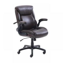 Serta Air Lumbar Bonded Leather Manager Office Chair