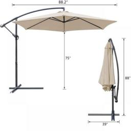 Outdoor Large Terrace Beach Windproof Folding Patio Umbrella With Stand Furniture Beach Tassel Umbrellas Summer Picnic Unbrella
