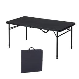 Mainstays 4 Foot Fold-In-Half Adjustable Folding Table