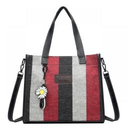 Fashion Messenger Bags For Women Shoulder Ladies Designer Handbag Solid Large Capacity Casual Canvas Shoulder Female Bag