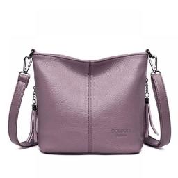 Genuien Tassels Ladies Hand Crossbody Bags For Women Leather Luxury Purses And Handbags Women Shoulder Bags Designer Bucket Sac