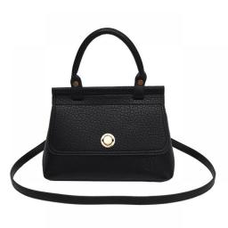 Simple Retro Woman Handbags Totes Solid Color Leather Shoulder Bag Female Luxury Designer All-match Messenger Small Square Bag