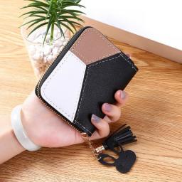 Fashion Wallets Zipper Coin Purse Lady Long Short Purses Handbags Women Clutch Cards Holder PU Leather Moneybag Billfold Wallet